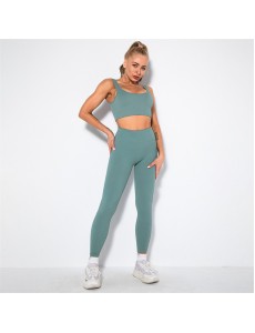 HOT 11 colors Fashion Modern Breathable Workout Clothing Popular Women Active Wear Yoga Set hygroscopic