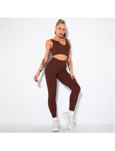 HOT 11 colors Fashion Modern Breathable Workout Clothing Popular Women Active Wear Yoga Set hygroscopic