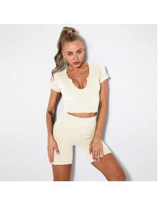 Fashion Modern Breathable Workout Clothing Women Active Wear Leggings Yoga Pants shorts