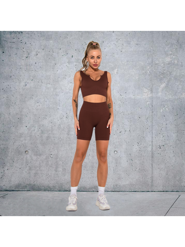 Fashion Modern Breathable Workout Clothing Women Active Wear Leggings Yoga Pants shorts