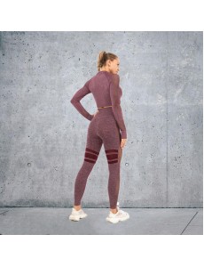 Fashion Modern Breathable Workout Clothing Women Active Wear Yoga Set 8 colors Long sleeve