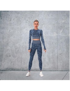 8 colors Fashion Modern Breathable Workout Clothing Women Active Wear Yoga Set hygroscopic and sweat releasing