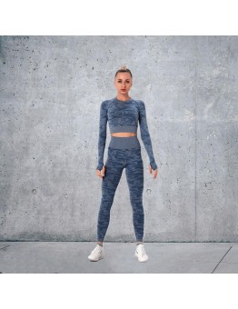 8 colors Fashion Modern Breathable Workout Clothing Women Active Wear Yoga Set hygroscopic and sweat releasing