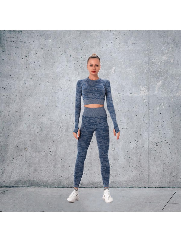 8 colors Fashion Modern Breathable Workout Clothing Women Active Wear Yoga Set hygroscopic and sweat releasing