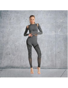 5 colors Fashion Modern Breathable Workout Clothing Women Active Wear Yoga Set hygroscopic and sweat releasing