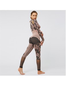 5 colors Fashion Modern Breathable Workout Clothing Women Active Wear Yoga Set hygroscopic and sweat releasing