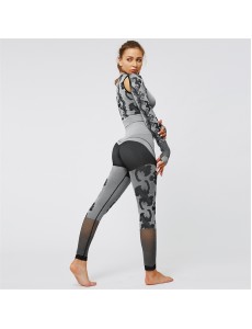 5 colors Fashion Modern Breathable Workout Clothing Women Active Wear Yoga Set hygroscopic and sweat releasing