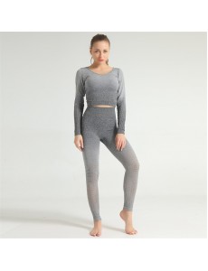 5 colors Fashion Modern Breathable Workout Clothing Women Active Wear Yoga Set hygroscopic and sweat releasing