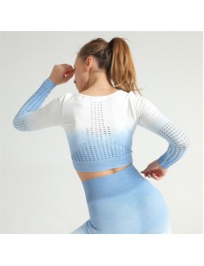 5 colors Fashion Modern Breathable Workout Clothing Women Active Wear Yoga Set hygroscopic and sweat releasing