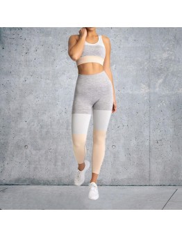New Fashion Modern Breathable Workout Clothing Women Active Wear Yoga Pants BRA 3 colors Hot Sale