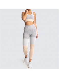 New Fashion Modern Breathable Workout Clothing Women Active Wear Yoga Pants BRA 3 colors Hot Sale