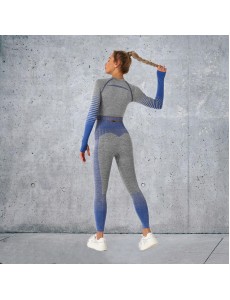8 colors Fashion Modern Breathable Workout Clothing Women Active Wear Yoga Set hygroscopic and sweat releasing