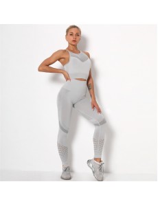 New Fashion Modern Breathable Workout Clothing Women Active Wear Yoga Pants BRA 4 colors Hot Sale