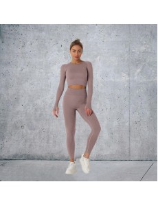 13 colors Fashion Modern Breathable Workout Clothing Women Active Wear Yoga Set hygroscopic and sweat releasing