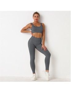 New Fashion Modern Breathable Workout Clothing Women Active Wear Yoga Pants BRA 9 colors Hot Sale