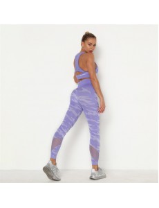 New Fashion Modern Breathable Workout Clothing Women Active Wear Yoga Pants BRA 6 colors comfortable
