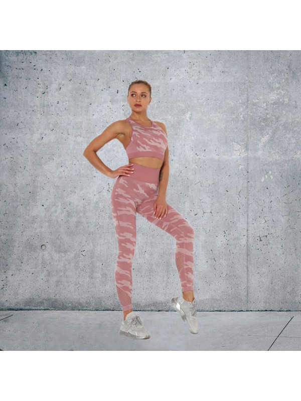 New Fashion Modern Breathable Workout Clothing Women Active Wear Yoga Pants BRA 6 colors comfortable