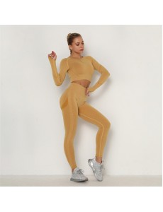 Fashion Modern Breathable Workout Clothing Women Active Wear Yoga Set hygroscopic 11 colors