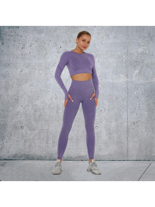 Fashion Modern Breathable Workout Clothing Women Active Wear Yoga Set hygroscopic 11 colors