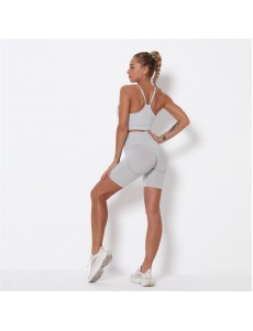 11 colors Fashion Modern Breathable Workout Clothing Women Active Wear Yoga Set