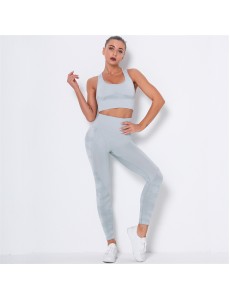 HOT 5 colors Fashion Modern Breathable Workout Clothing Popular Women Active Wear Yoga Set hygroscopic