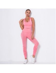 HOT 5 colors Fashion Modern Breathable Workout Clothing Popular Women Active Wear Yoga Set hygroscopic