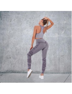 HOT 5 colors Fashion Modern Breathable Workout Clothing Popular Women Active Wear Yoga Set hygroscopic