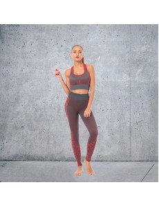 HOT Sale 5 colors Fashion Modern Breathable Workout Clothing Popular Women Active Wear Yoga Set hygroscopic