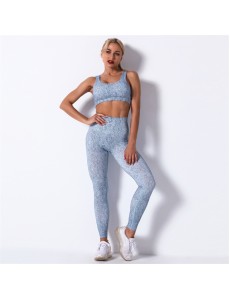 4 colors Fashion Modern Breathable Workout Clothing Women Active Wear Yoga Set fitness