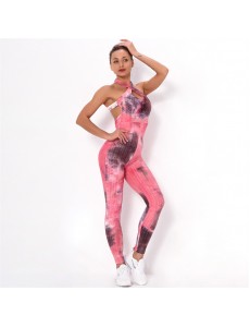 Fashion Modern Breathable Workout Clothing Women Active Wear Leggings Yoga Pants 11 colors Jumpsuit suspender Yoga suit