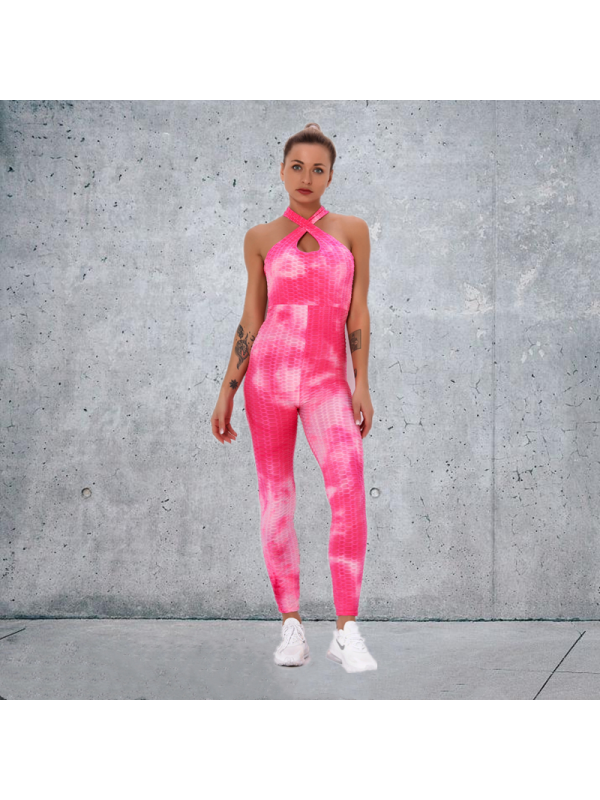 Fashion Modern Breathable Workout Clothing Women Active Wear Leggings Yoga Pants 11 colors Jumpsuit suspender Yoga suit