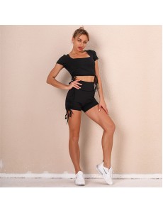 Hot Sale 7 colors Fashion Modern Breathable Workout Clothing Women Active Wear Yoga Set hygroscopic Popular