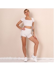 Hot Sale 7 colors Fashion Modern Breathable Workout Clothing Women Active Wear Yoga Set hygroscopic Popular