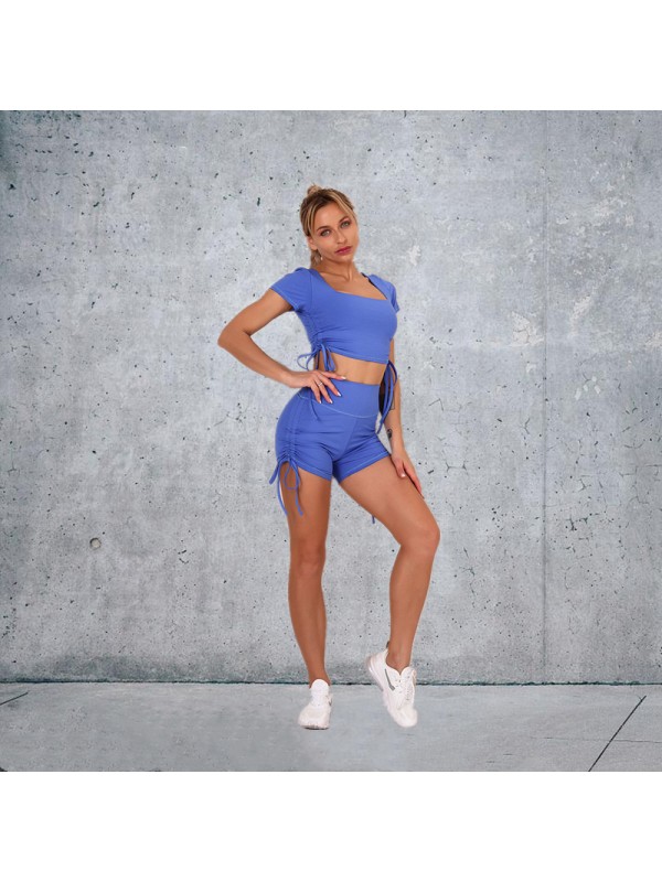 Hot Sale 7 colors Fashion Modern Breathable Workout Clothing Women Active Wear Yoga Set hygroscopic Popular