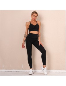 HOT 7 colors Fashion Modern Breathable Workout Clothing Popular Women Active Wear Yoga Set hygroscopic