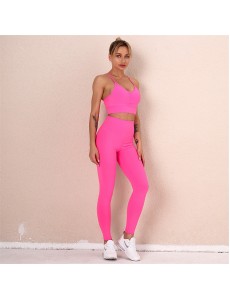 HOT 7 colors Fashion Modern Breathable Workout Clothing Popular Women Active Wear Yoga Set hygroscopic