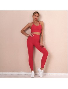 HOT 7 colors Fashion Modern Breathable Workout Clothing Popular Women Active Wear Yoga Set hygroscopic
