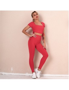 Hot Sale Yoga Set 7 colors Fashion Modern Breathable Workout Clothing Women Active Wear hygroscopic Popular