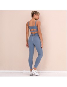 HOT 5 colors Fashion Modern Breathable Workout Clothing Women Active Wear Yoga Set hygroscopic Popular