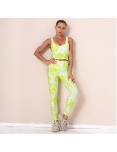 New Fashion Modern Breathable Workout Clothing Women Active Wear Yoga Pants BRA 5 colors fitness