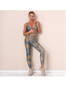 New Product Fashion Modern Breathable Workout Clothing Women Active Wear Yoga Pants BRA 5 colors fitness
