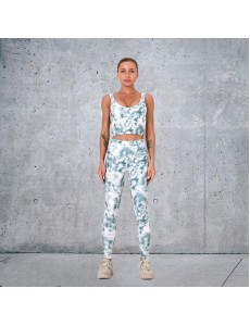 New Product Fashion Modern Breathable Workout Clothing Women Active Wear Yoga Pants BRA 5 colors fitness
