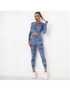 6 colors Fashion Modern Breathable Workout Clothing Women Active Wear Yoga Set hygroscopic and sweat releasing