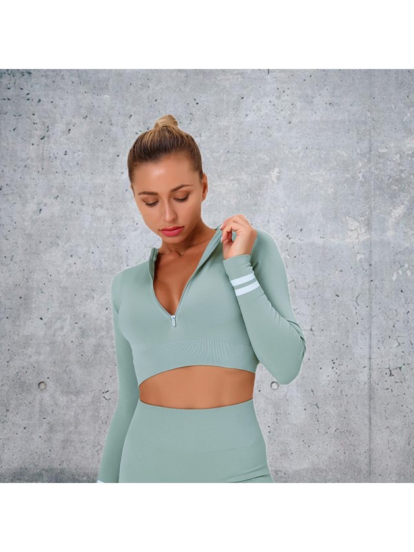 New Product 8 colors Factory Wholesale Women Seamless Bandeau Strapless Girl Sexy long sleeve Popular