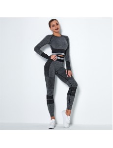 Fashion Modern Breathable Workout Clothing Women Active Wear Yoga Set hygroscopic 4 colors
