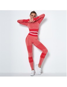 Fashion Modern Breathable Workout Clothing Women Active Wear Yoga Set hygroscopic 4 colors