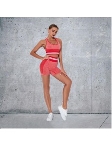 HOT 4 colors Fashion Modern Breathable Workout Clothing Women Active Wear Yoga Set hygroscopic and sweat releasing
