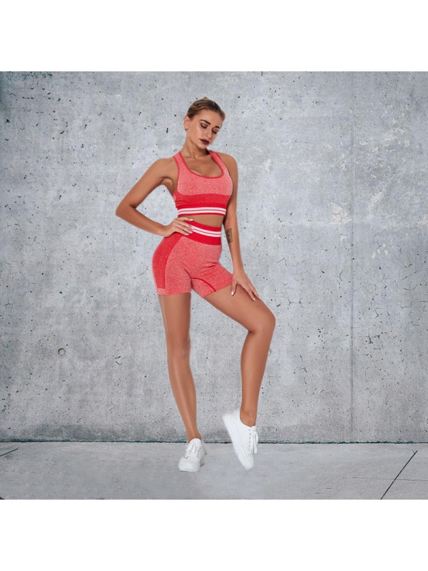 HOT 4 colors Fashion Modern Breathable Workout Clothing Women Active Wear Yoga Set hygroscopic and sweat releasing