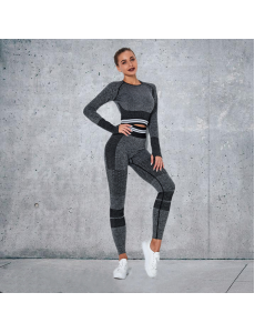 Fashion Modern Breathable Workout Clothing Women Active Wear Yoga Set hygroscopic 4 colors