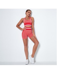 HOT 4 colors Fashion Modern Breathable Workout Clothing Women Active Wear Yoga Set hygroscopic and sweat releasing